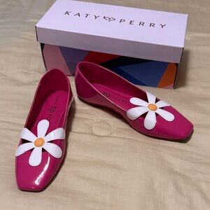 Katy Perry Collections Fuchsia Daisy Flats